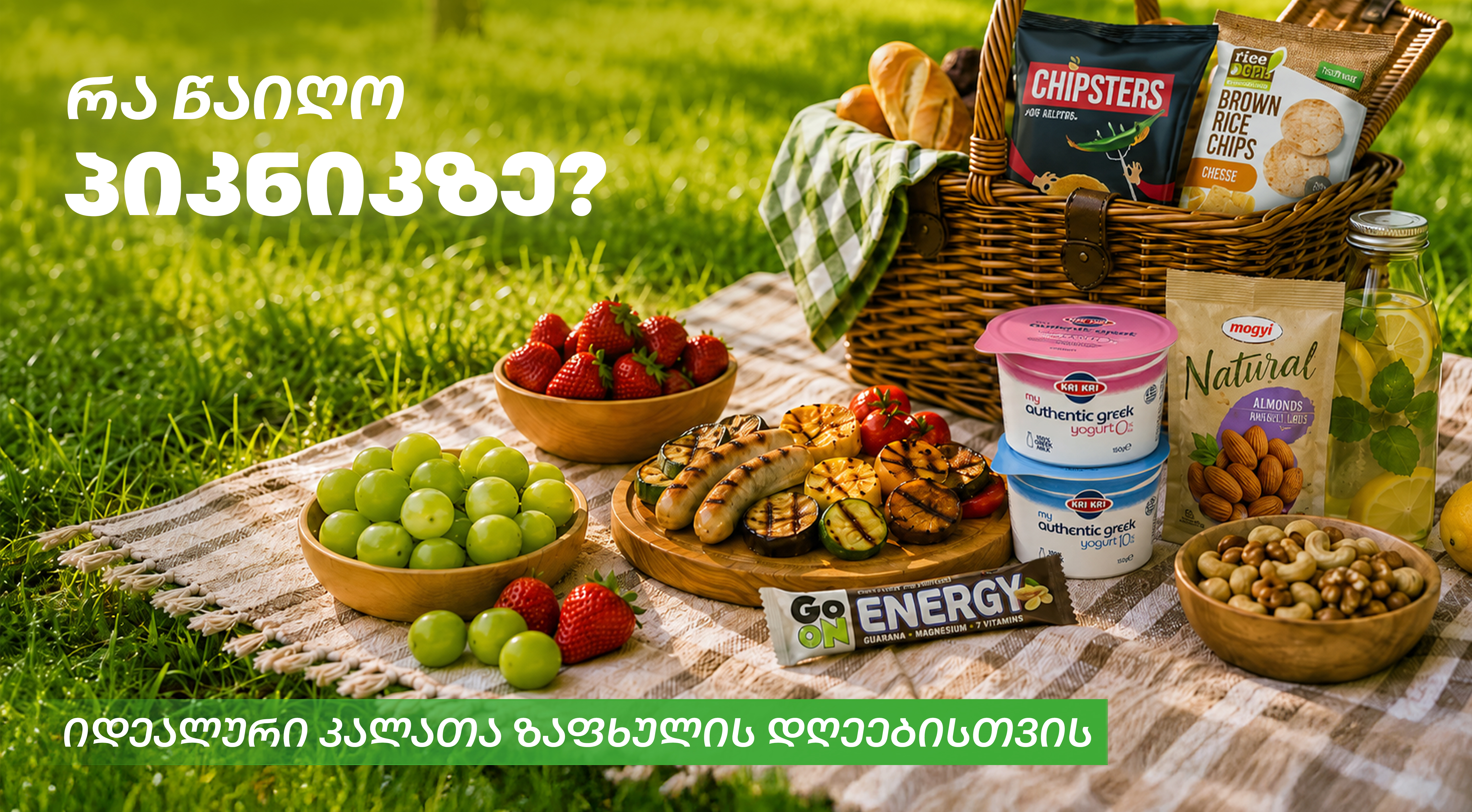 რა წაიღო პიკნიკზე? იდეალური კალათა ზაფხულის დღეებისთვის