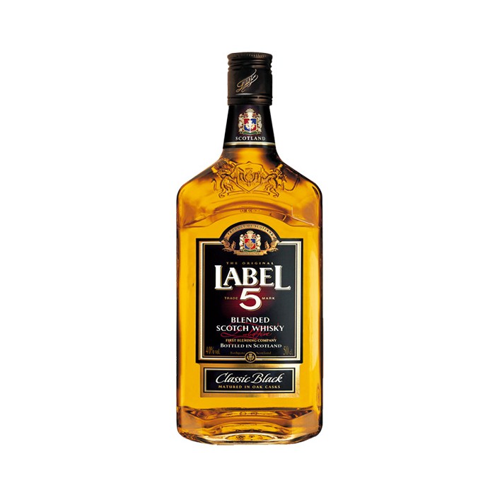 „ლეიბელ 5“ ვისკი „კლასიკური ბლექი“ 0.5 ლ