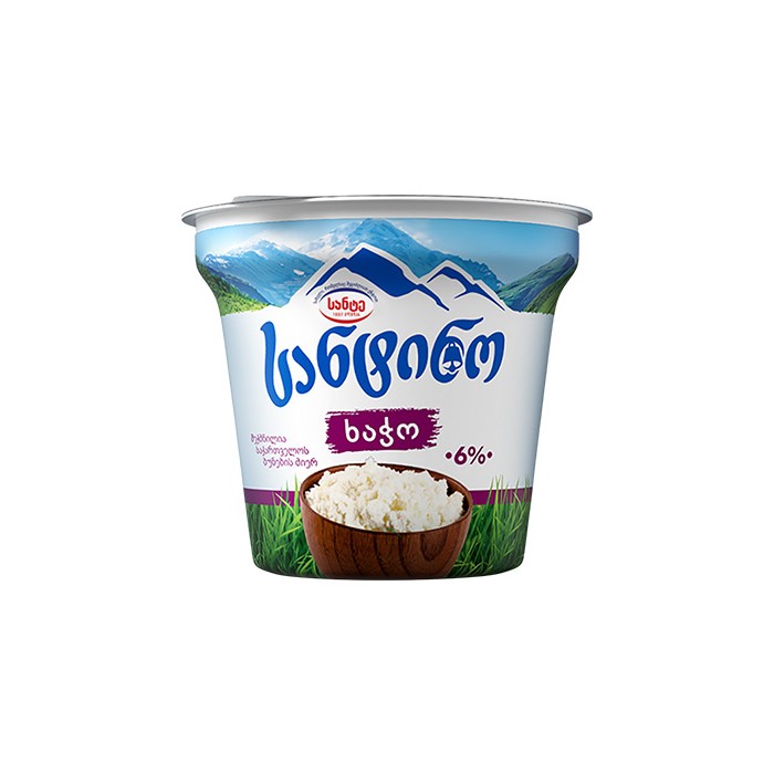 „სანტინო“ ხაჭო 6% 320 გ