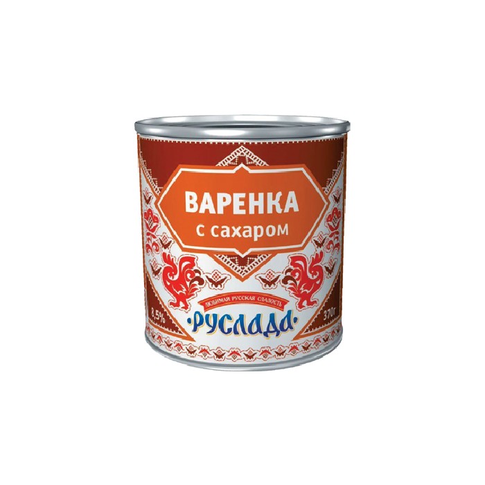 „რუსლადა“ შესქელებული რძე, მოხარშული 8.5% 370 გ