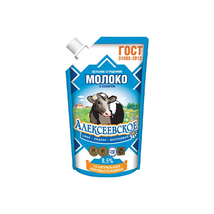 „ალექსევსკოე“ შესქელებული რძე 8.5% 300 გ