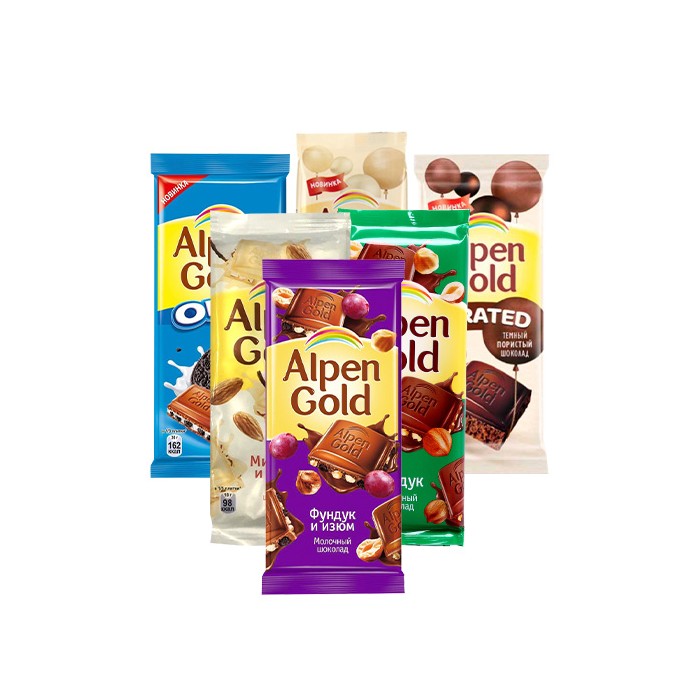 „ალპენ გოლდი“ შოკოლადის ფილა 80/90 გ