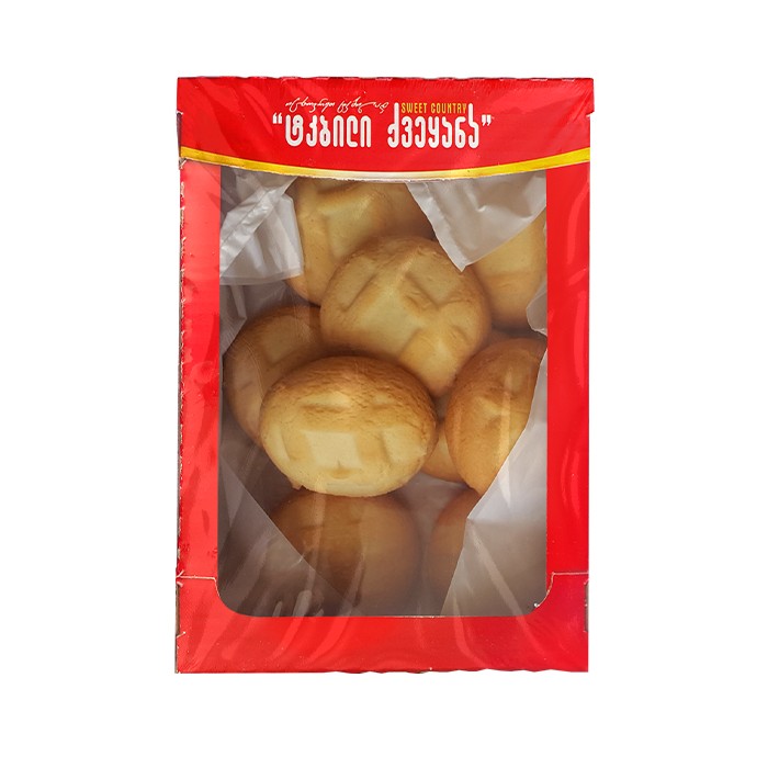 „ტკბილი ქვეყანა“ ორცხობილა ვაშლის ჯემით 310 გ