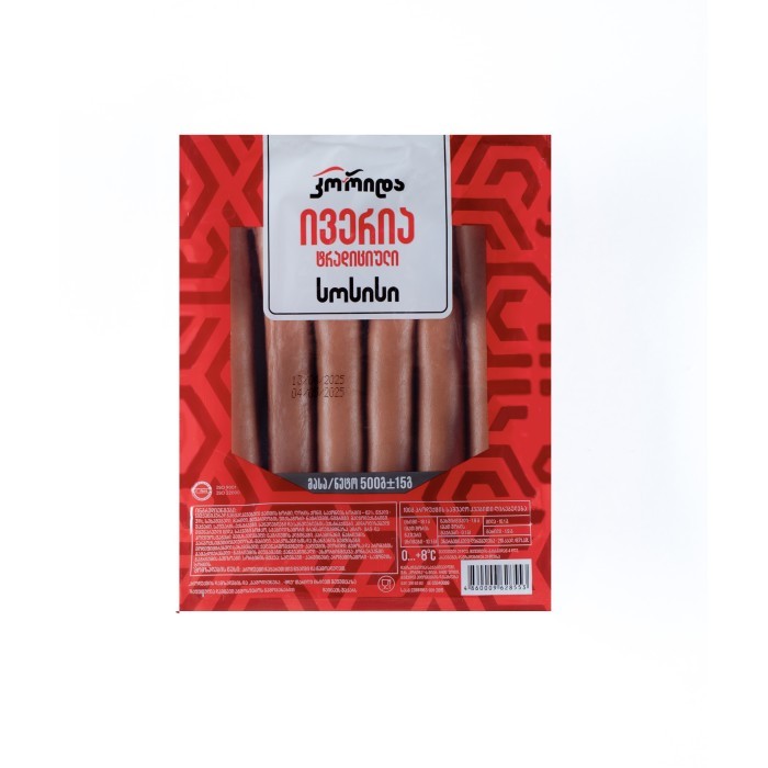 „კორიდა“ სოსისი „ივერია ტრადიციული“ 500 გ