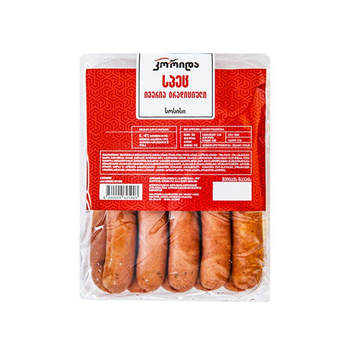 „კორიდა“ სოსისი „სპეც ივერია ტრადიციული“ 500 გ