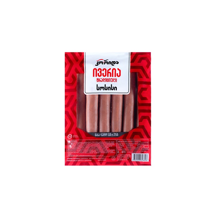 „კორიდა“ სოსისი „ივერია ტრადიციული“ 1 კგ