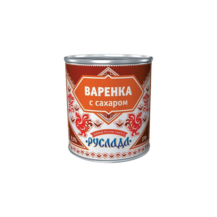 „რუსლადა“ შესქელებული რძე, მოხარშული 8.5% 370 გ