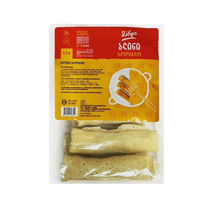 „მარდი“ ბლინი ხორცის/ყველის, გაყინული 12 ც.