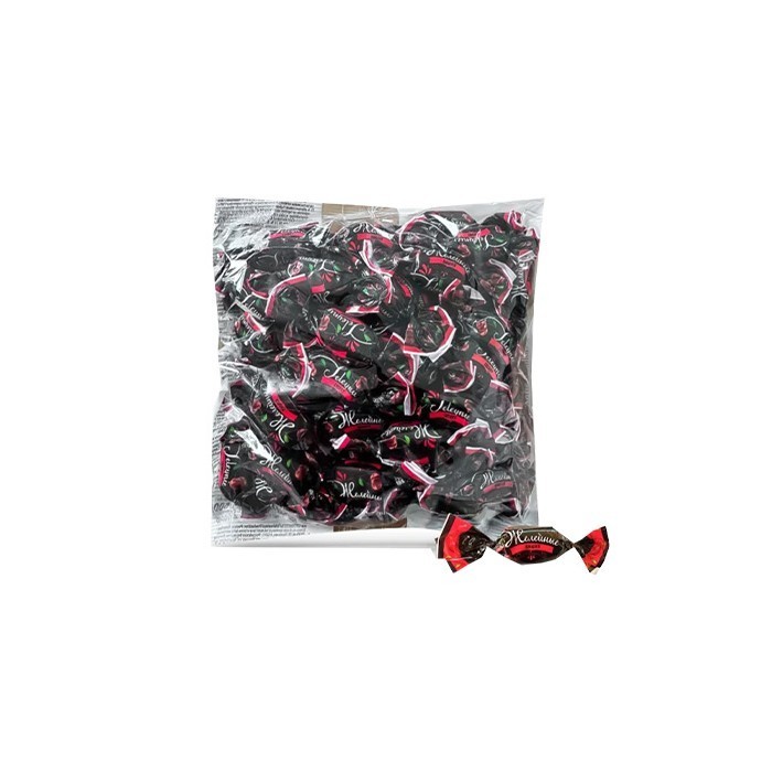 „იაშკინო“ შოკოლადის კანფეტი ალუბლის ჟელეთი 500 გ