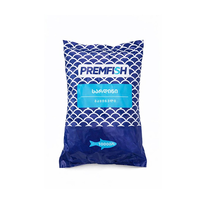 „პრემ ფიში“  თევზი „სარდინა“, გაყინული 1 კგ