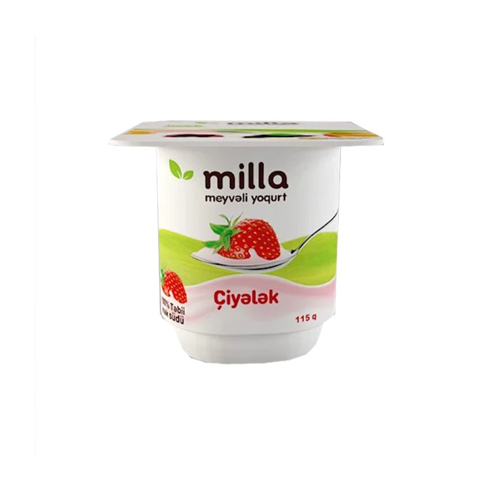 „მილა“ იოგურტი ატმის/მარწყვის 115 გ