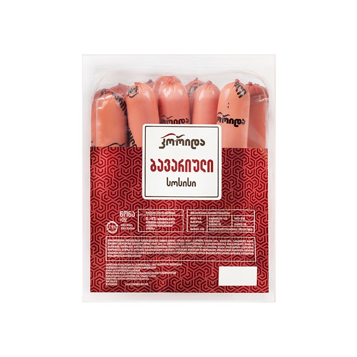 „კორიდა“ სოსისი „ბავარიული“ 1 კგ