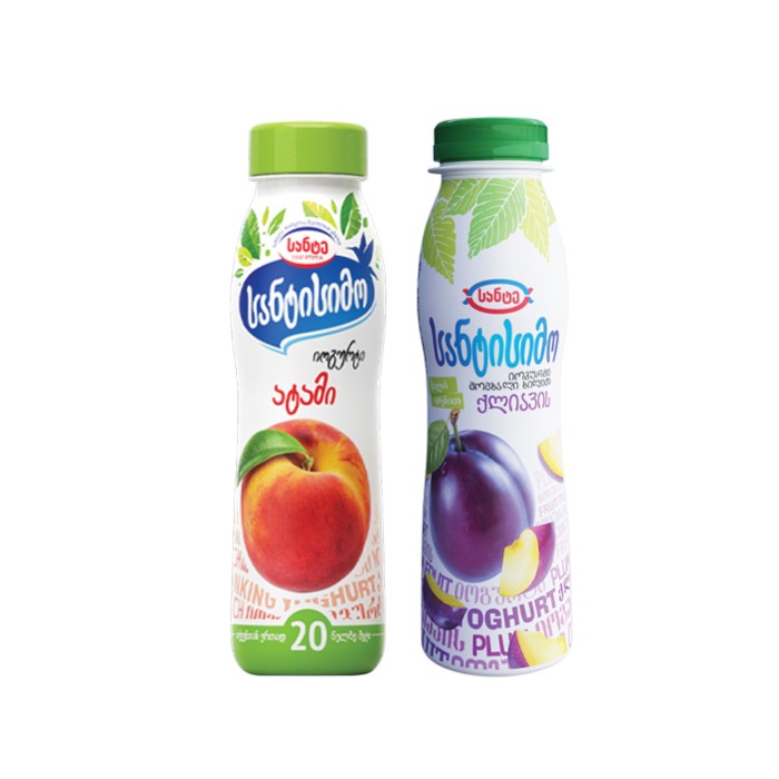 „სანტისიმო“ იოგურტი დასალევი 2.5%  290 გ