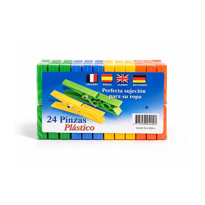 პლასტმასის სარჭი 24 ც.