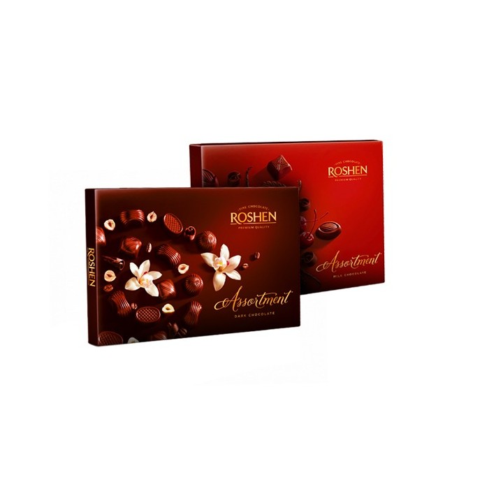 „როშენი“ შოკოლადის ნაკრები „ასორტიმენტ ელეგანტი“/„ასორტიმენტ კლასიკი“ 145/154 გ