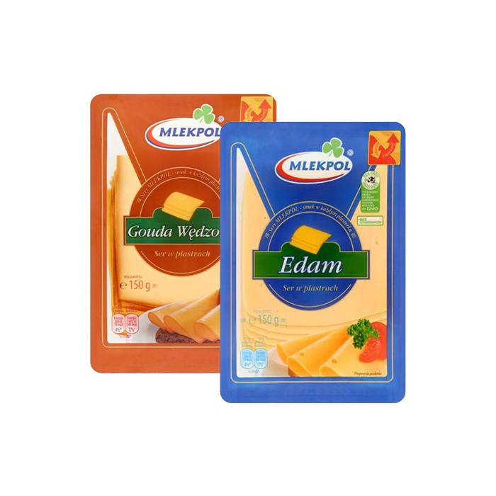 „მლეკპოლი“ ყველი „გაუდა“, დაჭრილი 150 გ