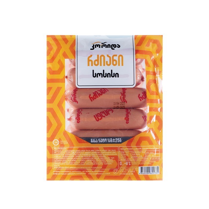 „კორიდა“ სოსისი „რძიანი“ 1 კგ.