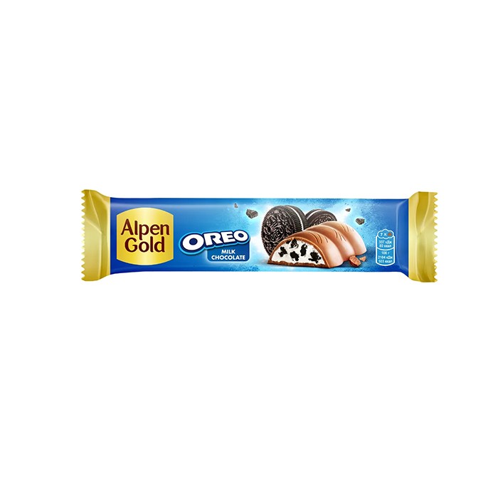 „ალპენ გოლდი" შოკოლადის ბატონი „ორეო" ვანილი-ორცხობილა 37 გ