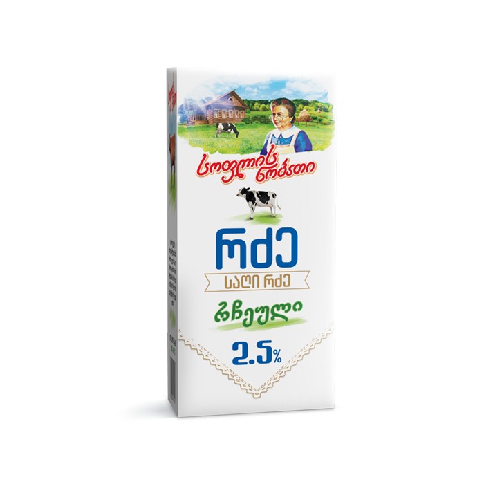 „რჩეული“ რძე ულტრაპასტერიზებული 2.5% ; 3.2% 950 მლ