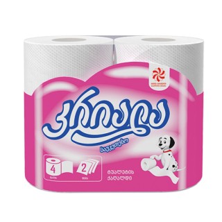 „კრიალა“ საპირფარეშოს ქაღალდი 4 ც.