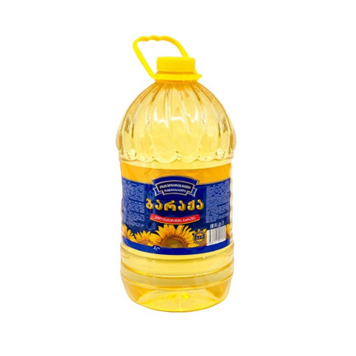 „ბარაქა“ მზესუმზირის ზეთი 5 ლ