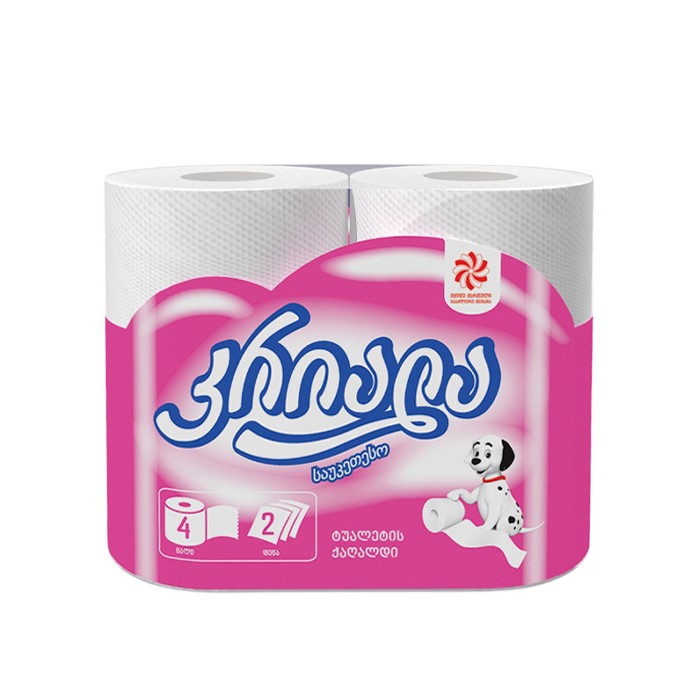 „კრიალა“ საპირფარეშოს ქაღალდი  4 ც.