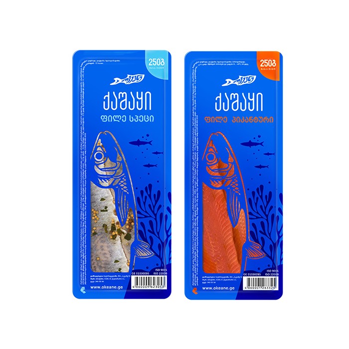 „ოკეანე“ თევზის პრესერვი „ქაშაყის ფილე“ 250 გ