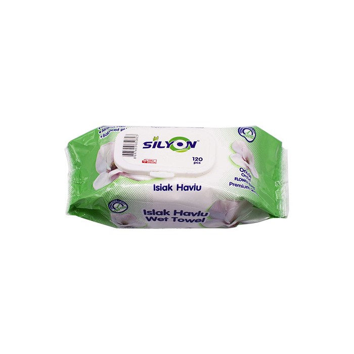 „სილიონ“ სველი ხელსახოცი, საბავშვო120 ც.