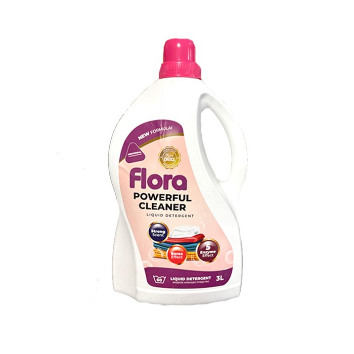 „ფლორა“ სარეცხი გელი უნივერსალური 3 ლ