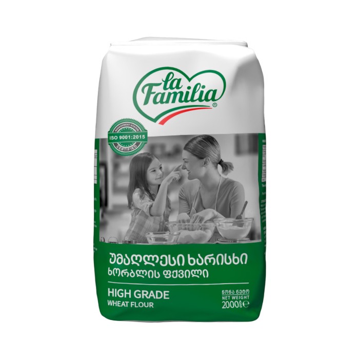 „ლა ფამილია“ უ.ხ. ფქვილი ხორბლის 2 კგ
