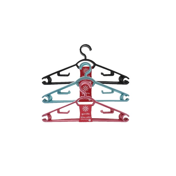 საკიდი ტანსაცმლის, პლასტმასის 6 ც.