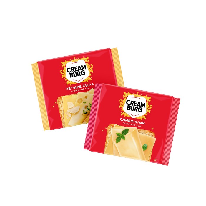 „კრემბურგი“ მდნარი ფირფიტოვანი ყველი 140 გ